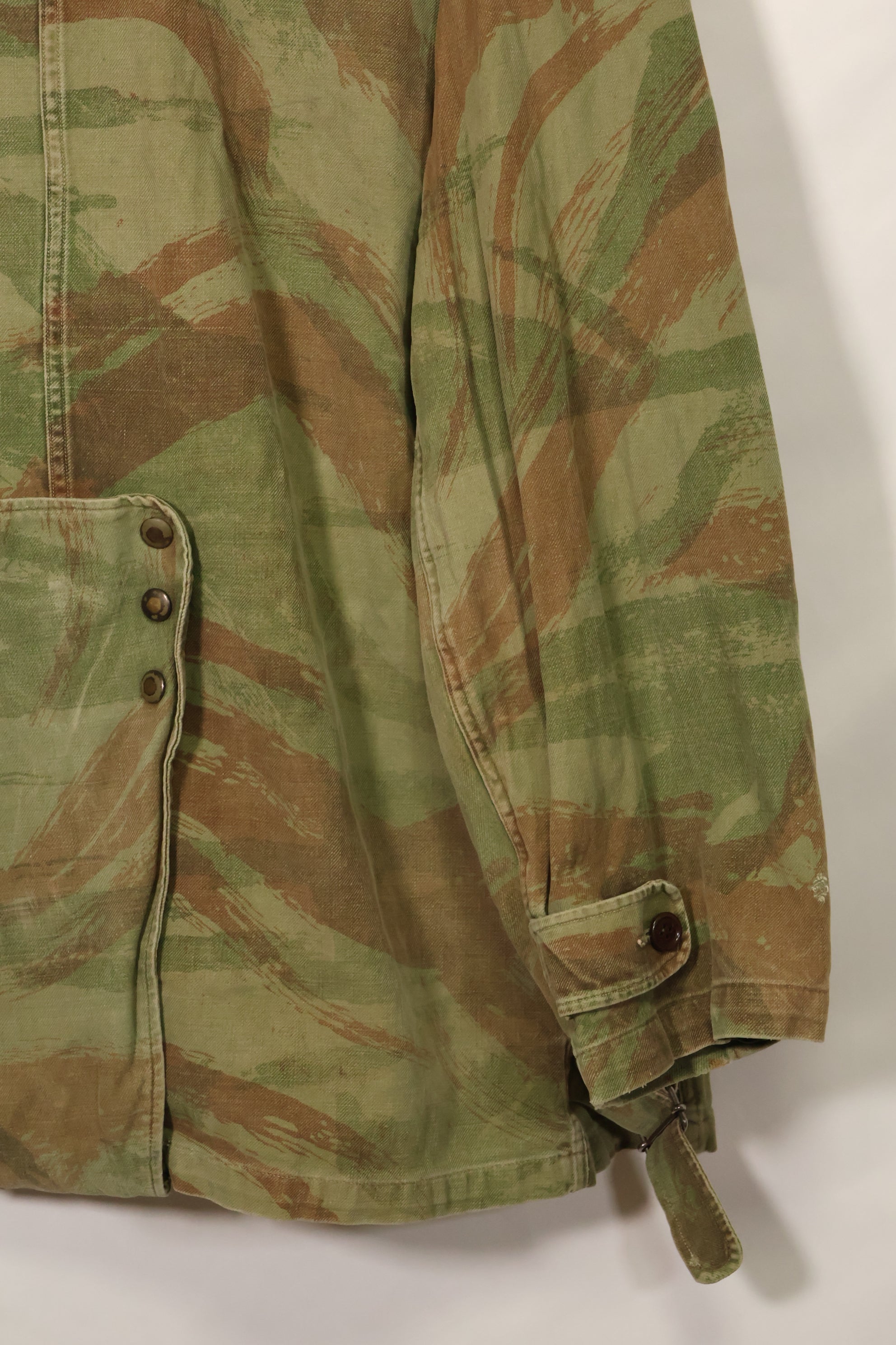 二手 1950 年代法国陆军蜥蜴迷彩 TAP 47/54 空降兵夹克