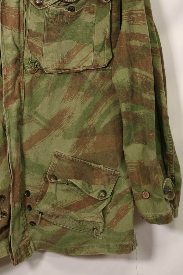20世纪50年代法国陆军蜥蜴迷彩TAP 47/54空降兵夹克，带以色列印章，二手