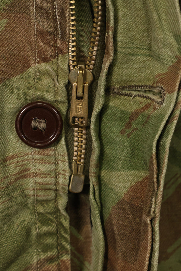 20世纪50年代法国陆军蜥蜴迷彩TAP 47/54空降兵夹克，带以色列印章，二手