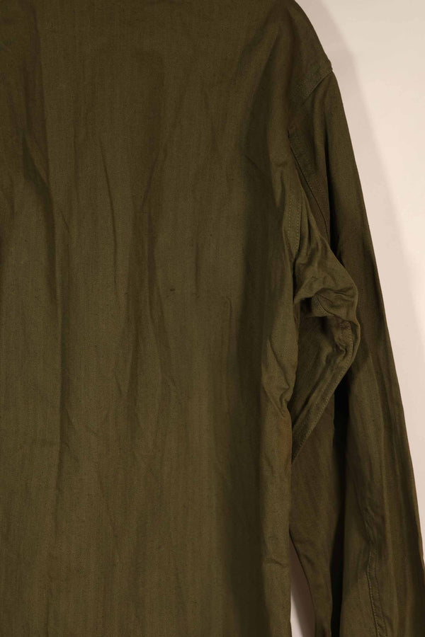 実物　1940年代　アメリカ陸軍　HBT OD ユーティリティジャケット　サイズタグなし　状態良い