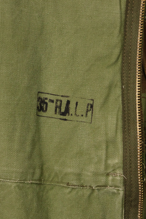 20世纪50年代法国陆军蜥蜴迷彩TAP 47/54空降兵夹克，带以色列印章，二手