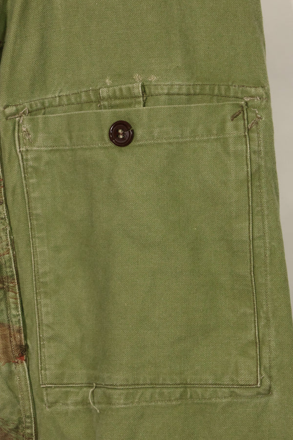 20世纪50年代法国陆军蜥蜴迷彩TAP 47/54空降兵夹克，带以色列印章，二手