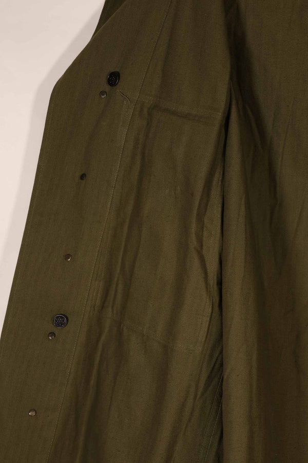 実物　1940年代　アメリカ陸軍　HBT OD ユーティリティジャケット　サイズタグなし　状態良い
