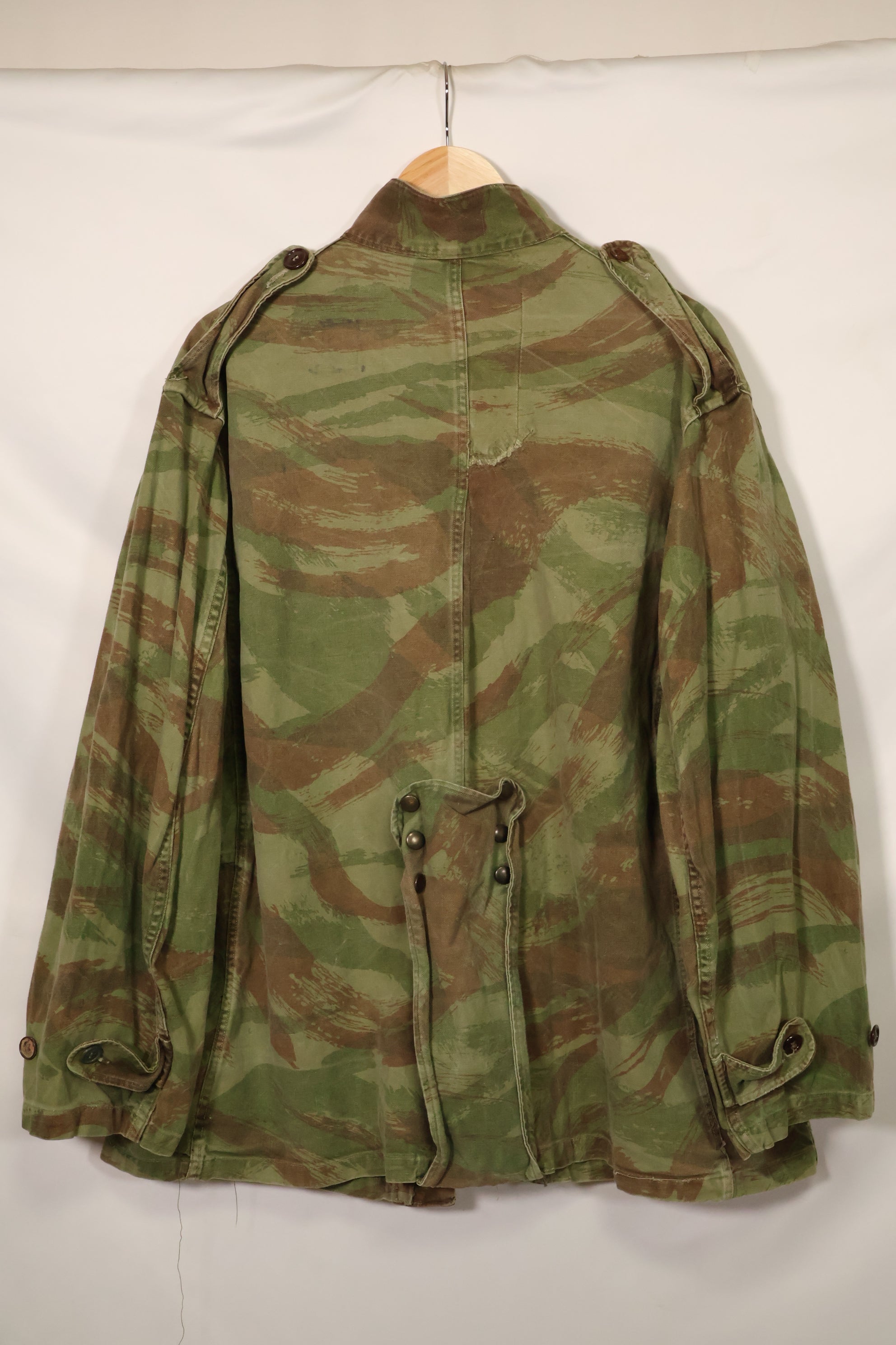 20世纪50年代法国陆军蜥蜴迷彩TAP 47/54空降兵夹克，带以色列印章，二手