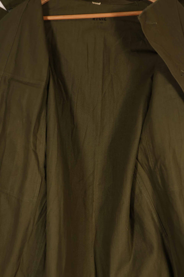 実物　1940年代　アメリカ陸軍　HBT OD ユーティリティジャケット　サイズタグなし　状態良い