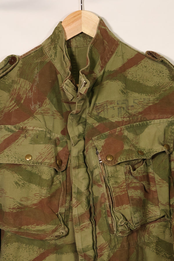 20世纪50年代法国陆军蜥蜴迷彩TAP 47/53空降兵夹克，带以色列印章，二手