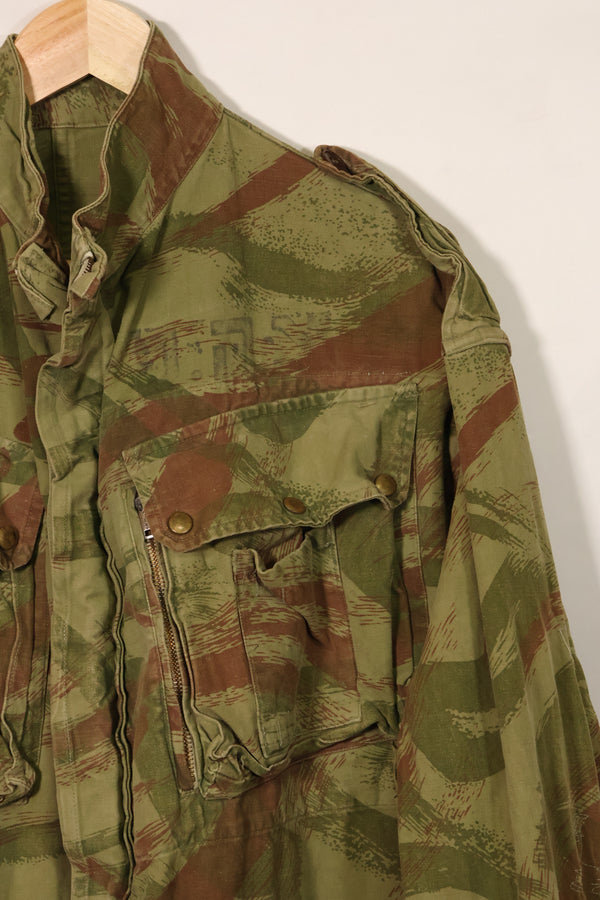 20世纪50年代法国陆军蜥蜴迷彩TAP 47/53空降兵夹克，带以色列印章，二手