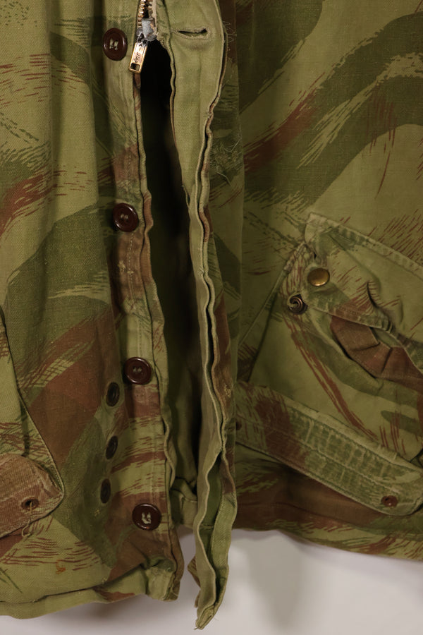 20世纪50年代法国陆军蜥蜴迷彩TAP 47/53空降兵夹克，带以色列印章，二手