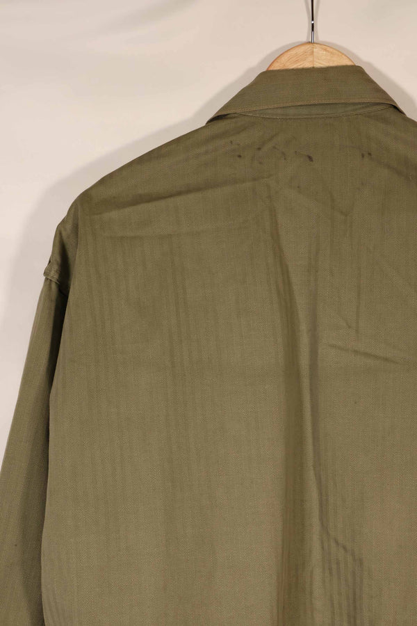 実物　1940年代　アメリカ海兵隊　USMC　M41 HBTユーティリティジャケット　ポケット欠損