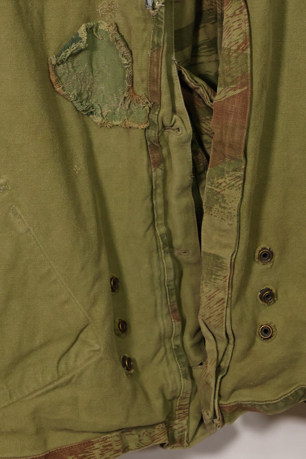 20世纪50年代法国陆军蜥蜴迷彩TAP 47/53空降兵夹克，带以色列印章，二手