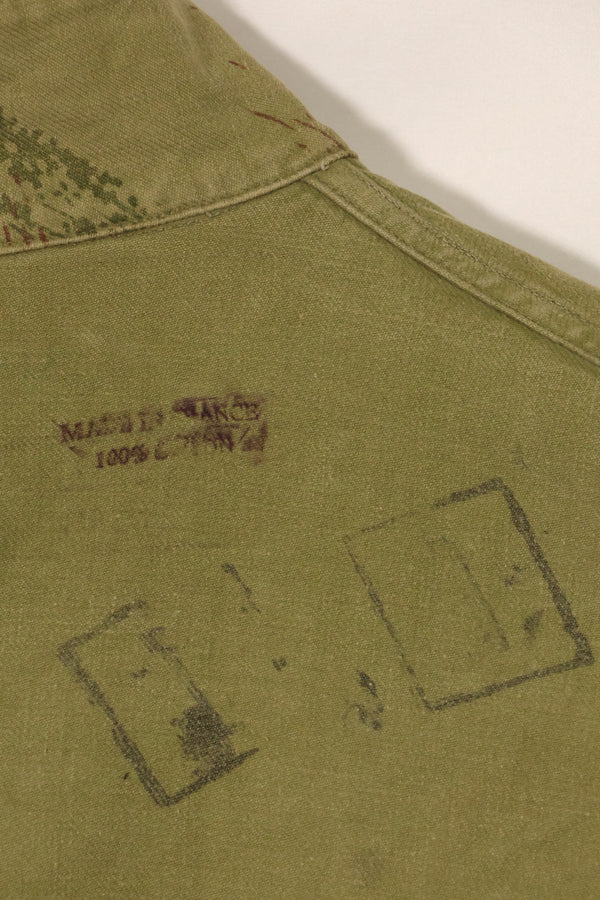 20世纪50年代法国陆军蜥蜴迷彩TAP 47/53空降兵夹克，带以色列印章，二手