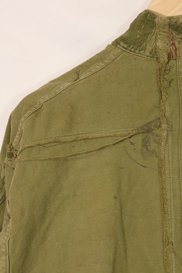 20世纪50年代法国陆军蜥蜴迷彩TAP 47/53空降兵夹克，带以色列印章，二手