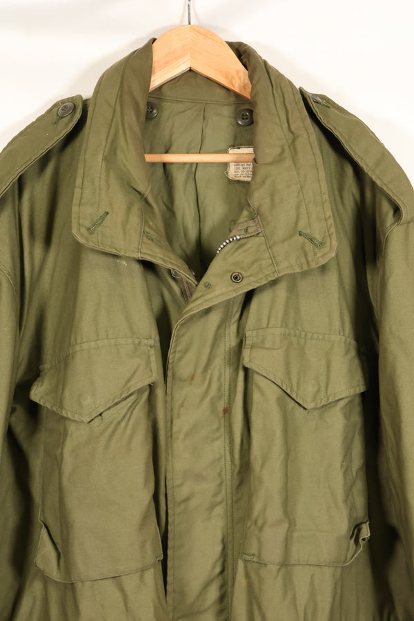 1970年契約　X-L-R　2nd Model　アメリカ軍　M65　フィールドジャケット　希少大きめサイズ　中古品