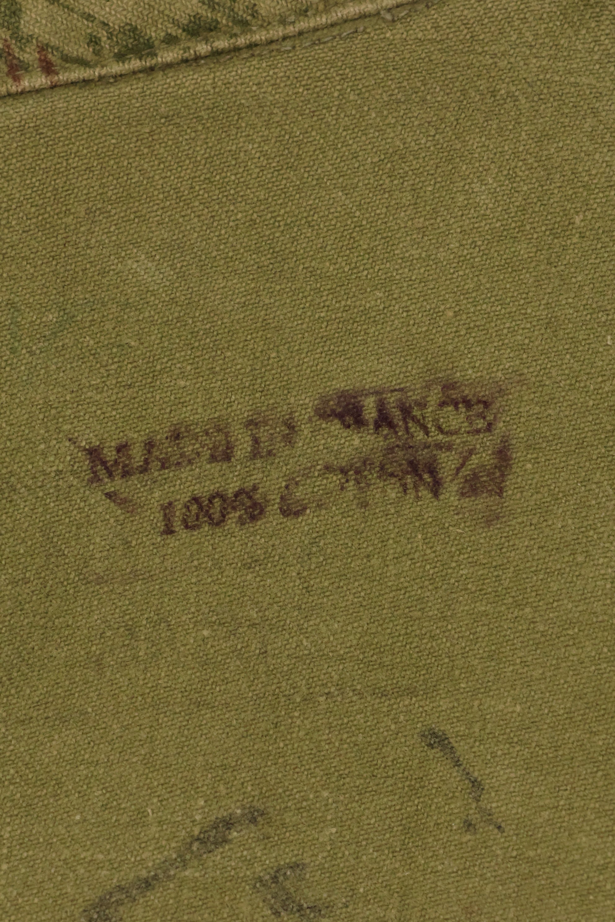 20世纪50年代法国陆军蜥蜴迷彩TAP 47/53空降兵夹克，带以色列印章，二手