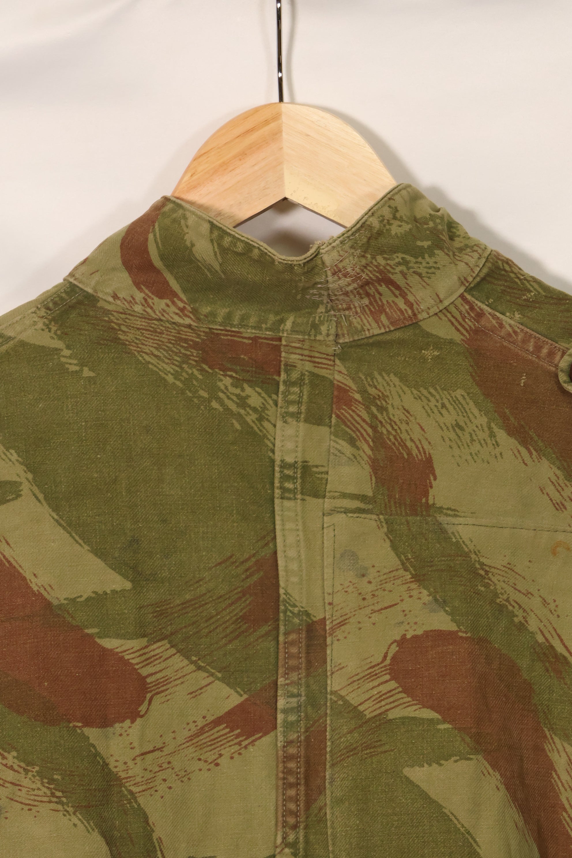 20世纪50年代法国陆军蜥蜴迷彩TAP 47/53空降兵夹克，带以色列印章，二手