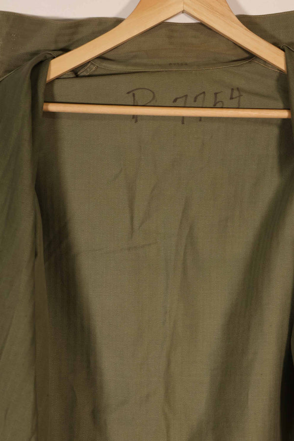 実物　1940年代　アメリカ海兵隊　USMC　M41 HBTユーティリティジャケット　ポケット欠損