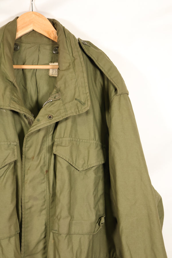 1970年契約　X-L-R　2nd Model　アメリカ軍　M65　フィールドジャケット　希少大きめサイズ　中古品
