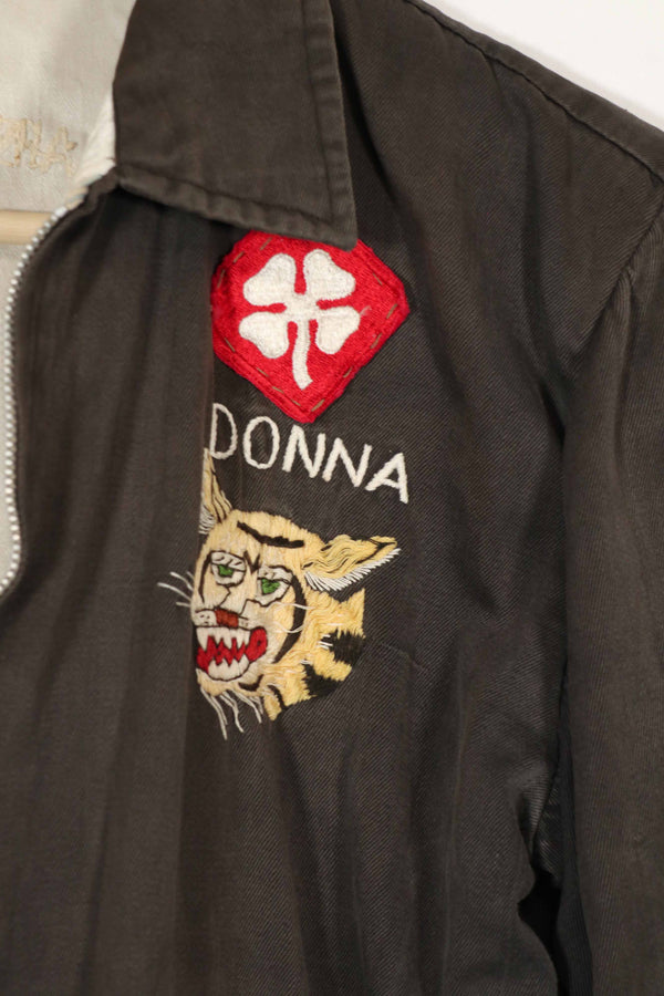 実物　ベトナム戦争　ツアージャケット　DA-NANG 67-68 85th MAIN CO QYNOV 中古品