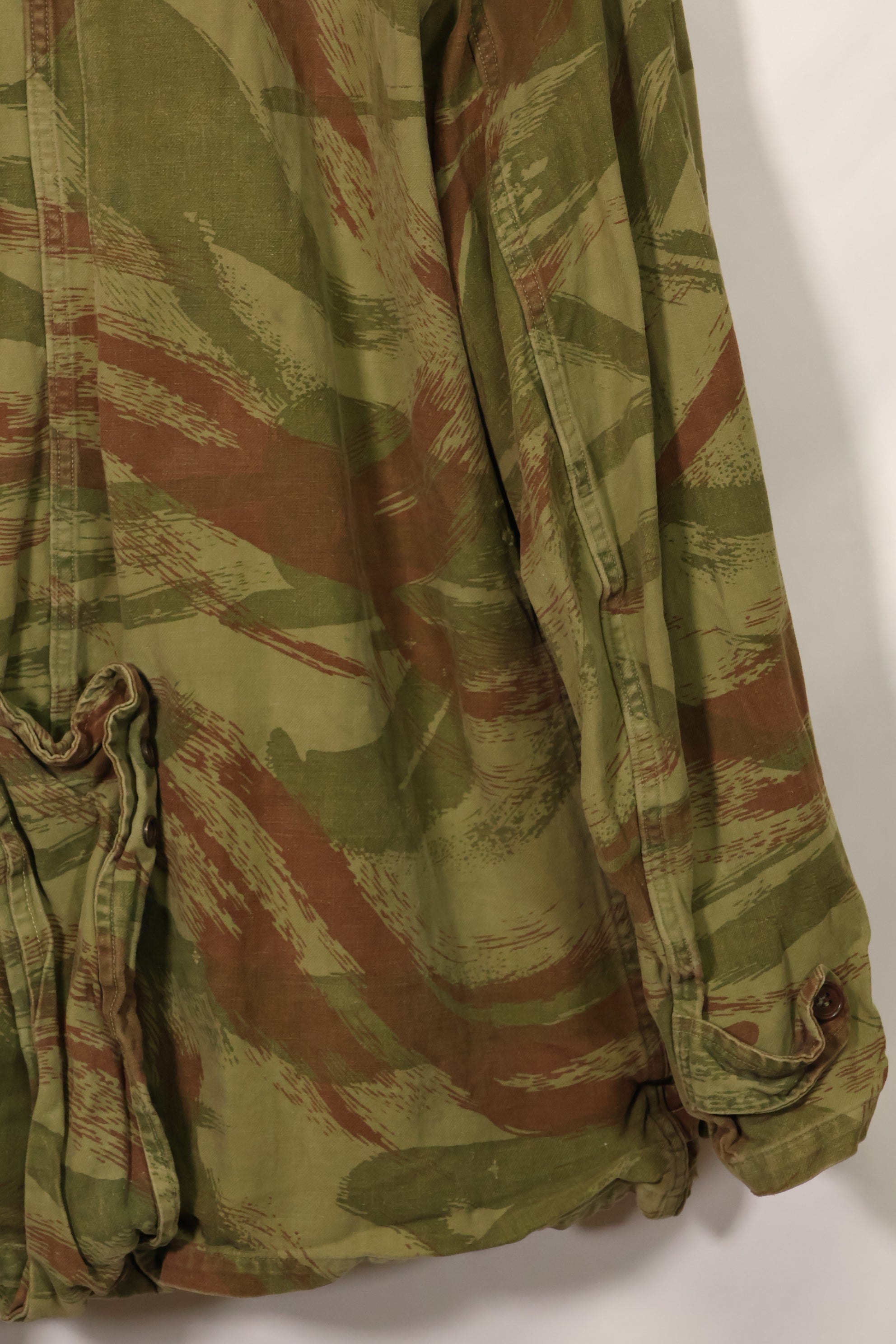 20世纪50年代法国陆军蜥蜴迷彩TAP 47/53空降兵夹克，带以色列印章，二手