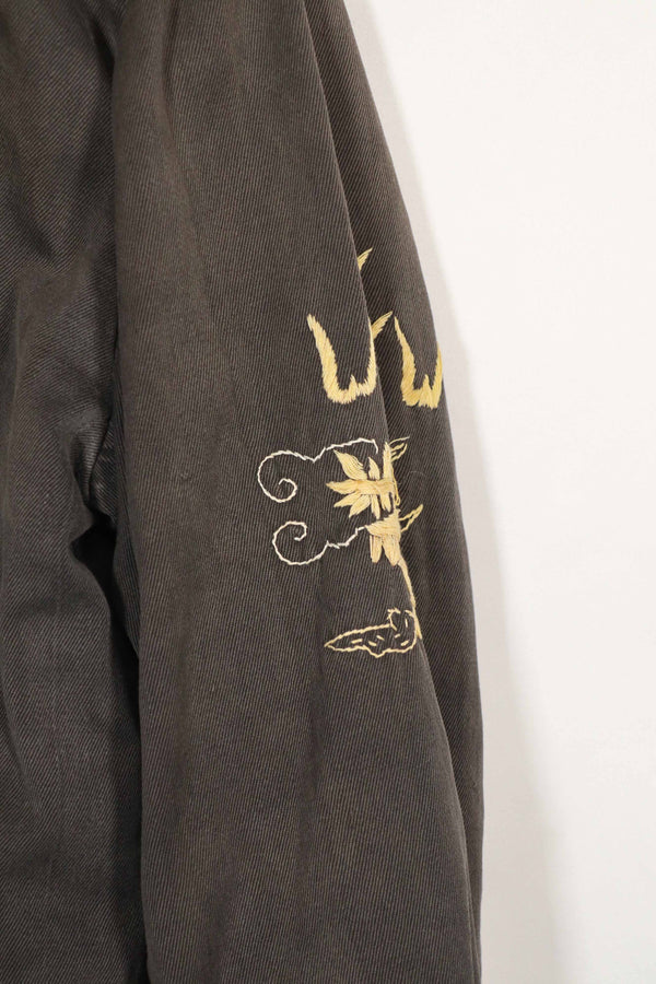 実物　ベトナム戦争　ツアージャケット　DA-NANG 67-68 85th MAIN CO QYNOV 中古品