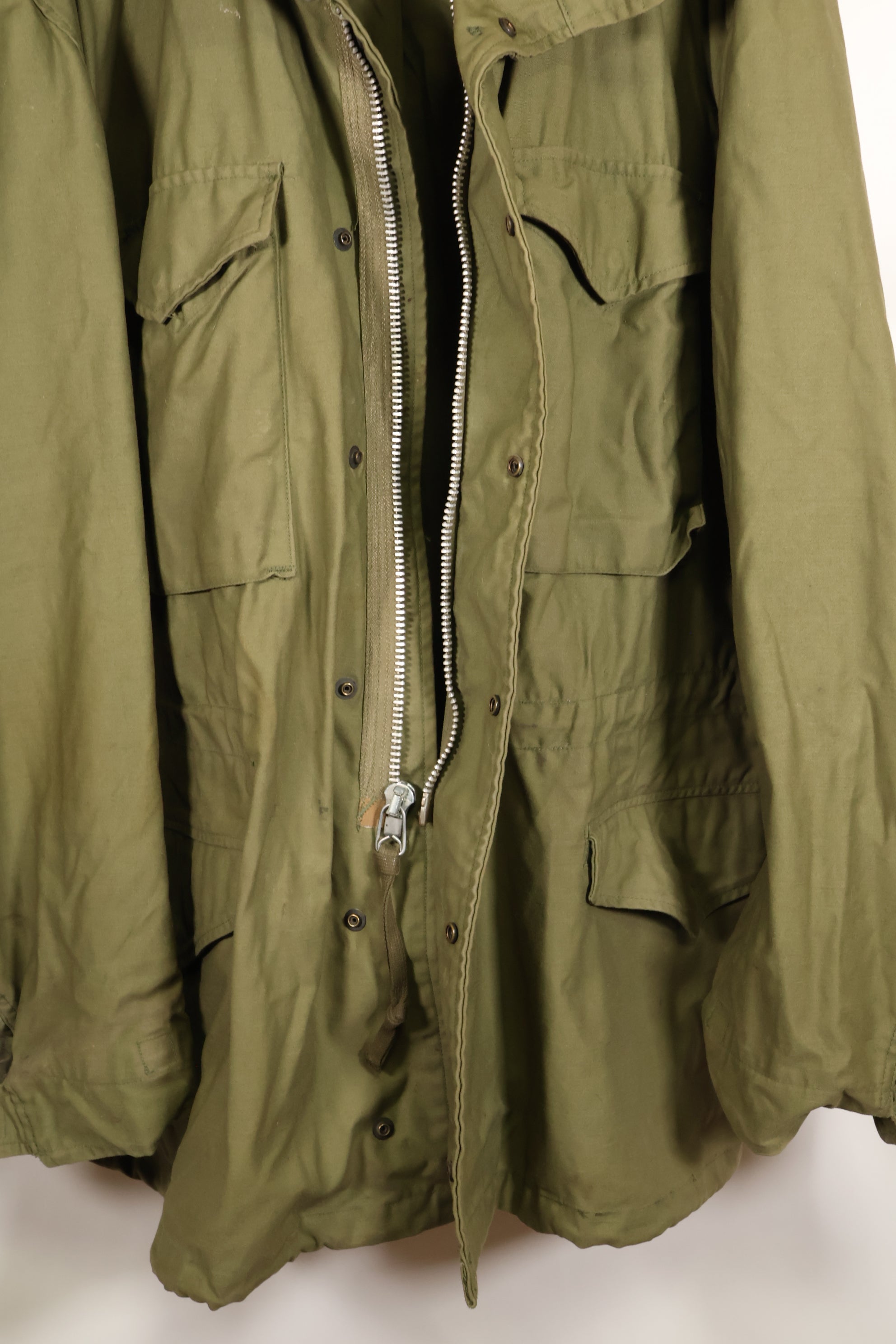 1970年契約　X-L-R　2nd Model　アメリカ軍　M65　フィールドジャケット　希少大きめサイズ　中古品