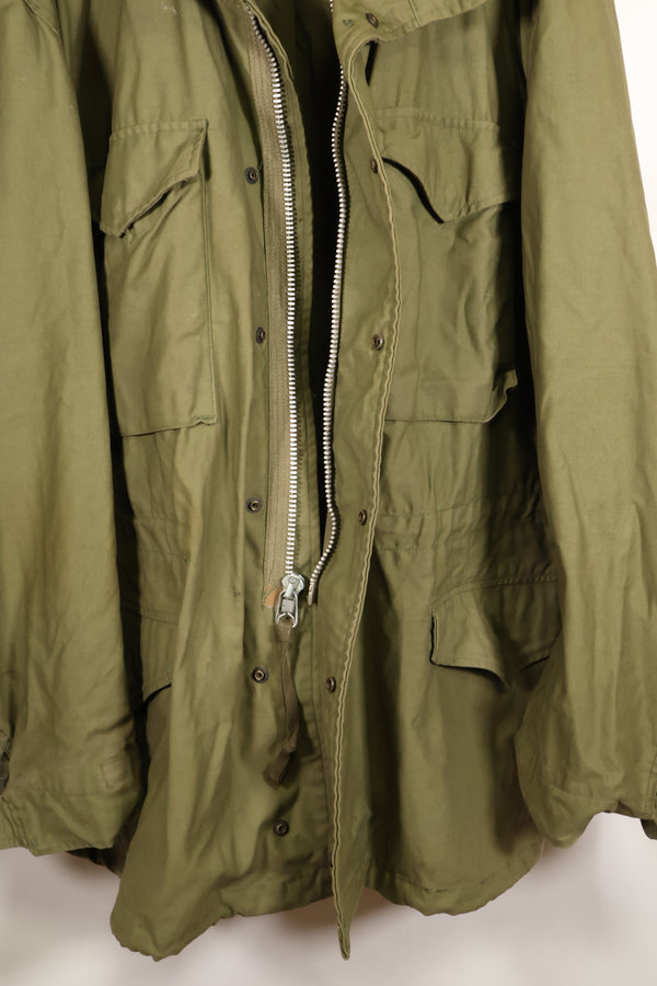1970年契約　X-L-R　2nd Model　アメリカ軍　M65　フィールドジャケット　希少大きめサイズ　中古品