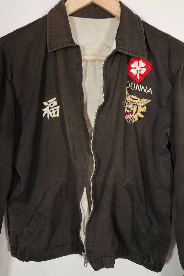 実物　ベトナム戦争　ツアージャケット　DA-NANG 67-68 85th MAIN CO QYNOV 中古品