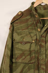 20世纪50年代法国陆军蜥蜴迷彩TAP 47/53空降兵夹克，带以色列印章，二手，品相B