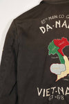 実物　ベトナム戦争　ツアージャケット　DA-NANG 67-68 85th MAIN CO QYNOV 中古品