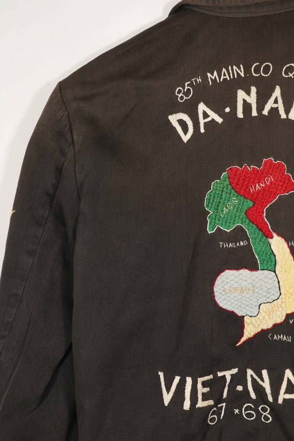 実物　ベトナム戦争　ツアージャケット　DA-NANG 67-68 85th MAIN CO QYNOV 中古品