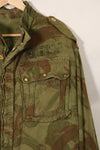 20世纪50年代法国陆军蜥蜴迷彩TAP 47/53空降兵夹克，带以色列印章，二手，品相B
