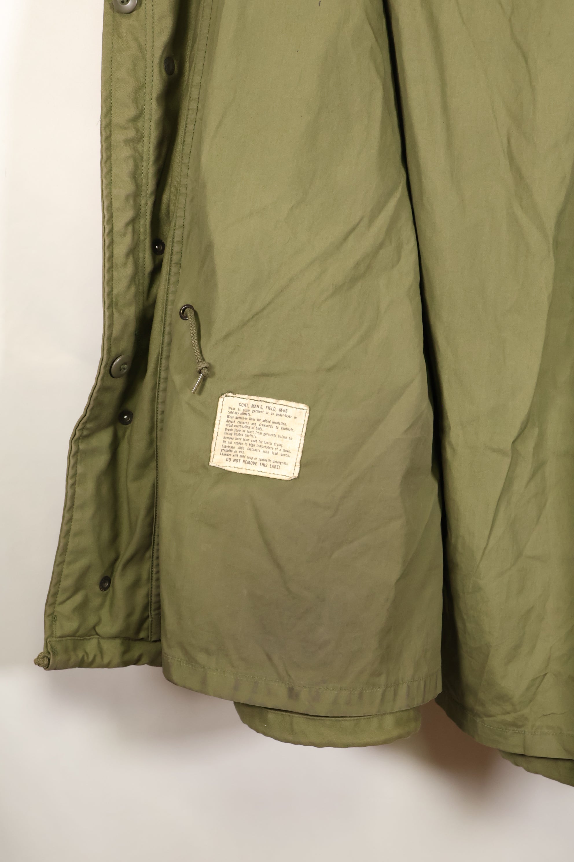 1970年契約　X-L-R　2nd Model　アメリカ軍　M65　フィールドジャケット　希少大きめサイズ　中古品