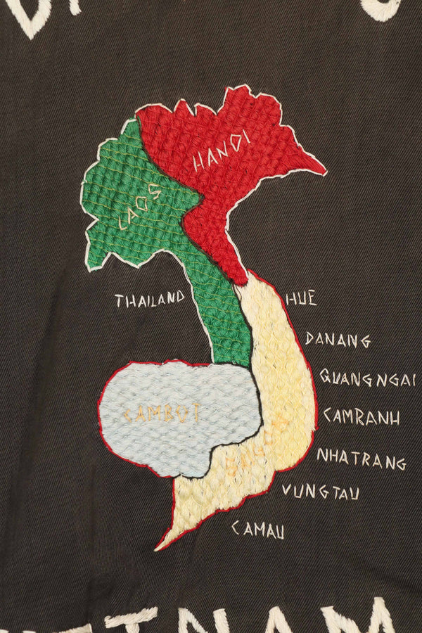 実物　ベトナム戦争　ツアージャケット　DA-NANG 67-68 85th MAIN CO QYNOV 中古品