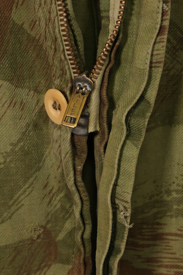 20世纪50年代法国陆军蜥蜴迷彩TAP 47/53空降兵夹克，带以色列印章，二手，品相B