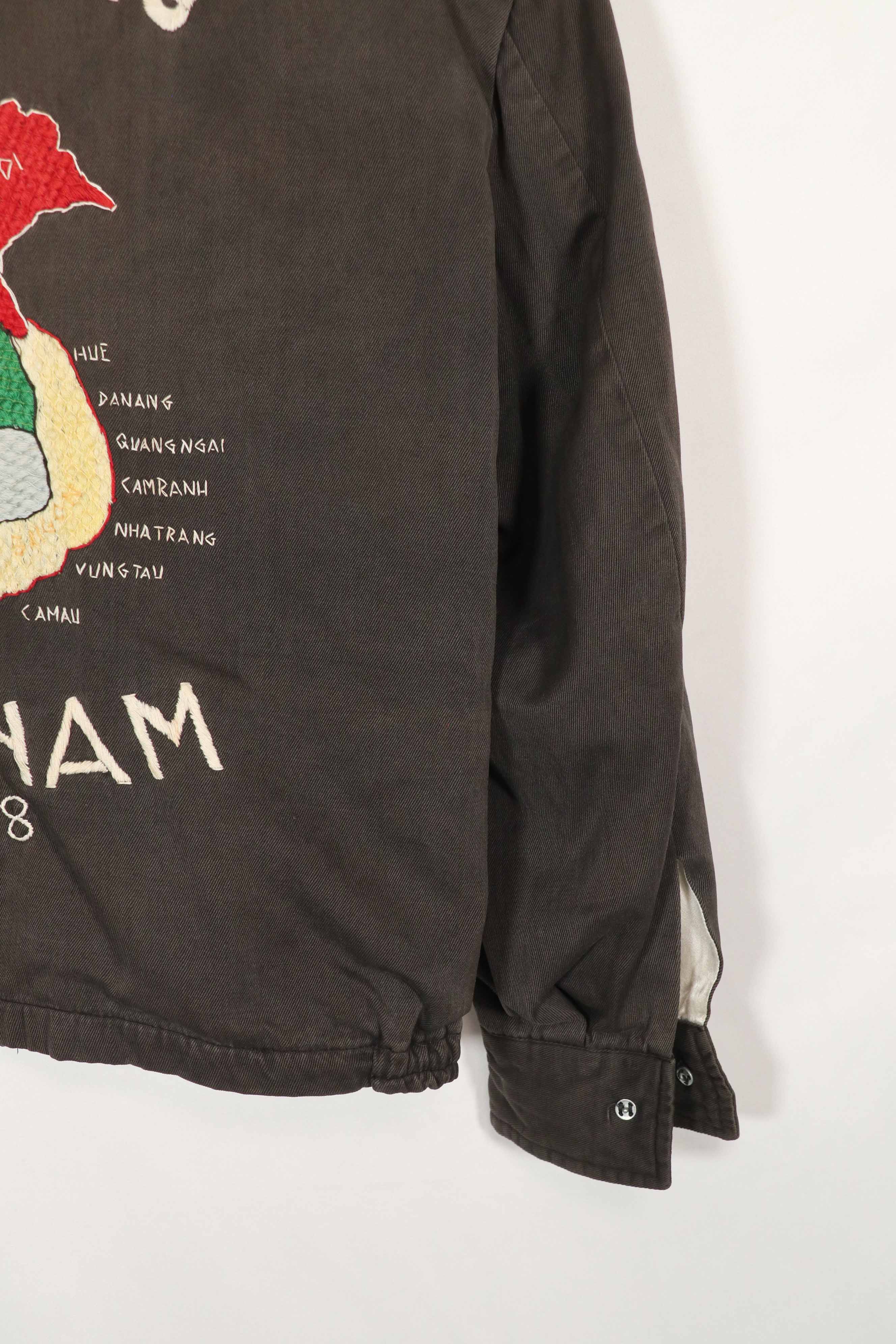 実物　ベトナム戦争　ツアージャケット　DA-NANG 67-68 85th MAIN CO QYNOV 中古品