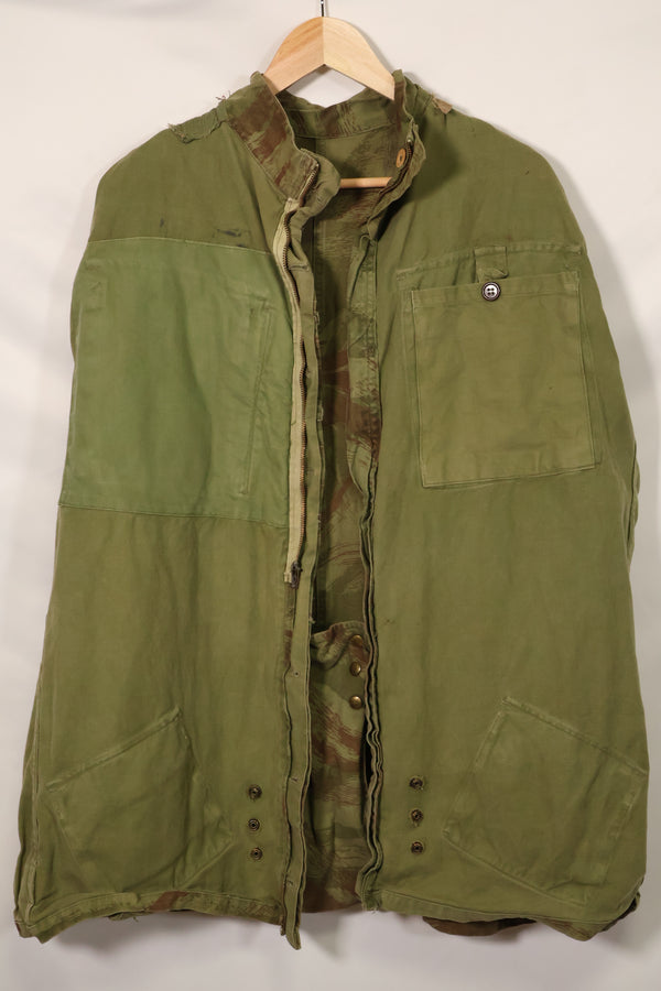 20世纪50年代法国陆军蜥蜴迷彩TAP 47/53空降兵夹克，带以色列印章，二手，品相B