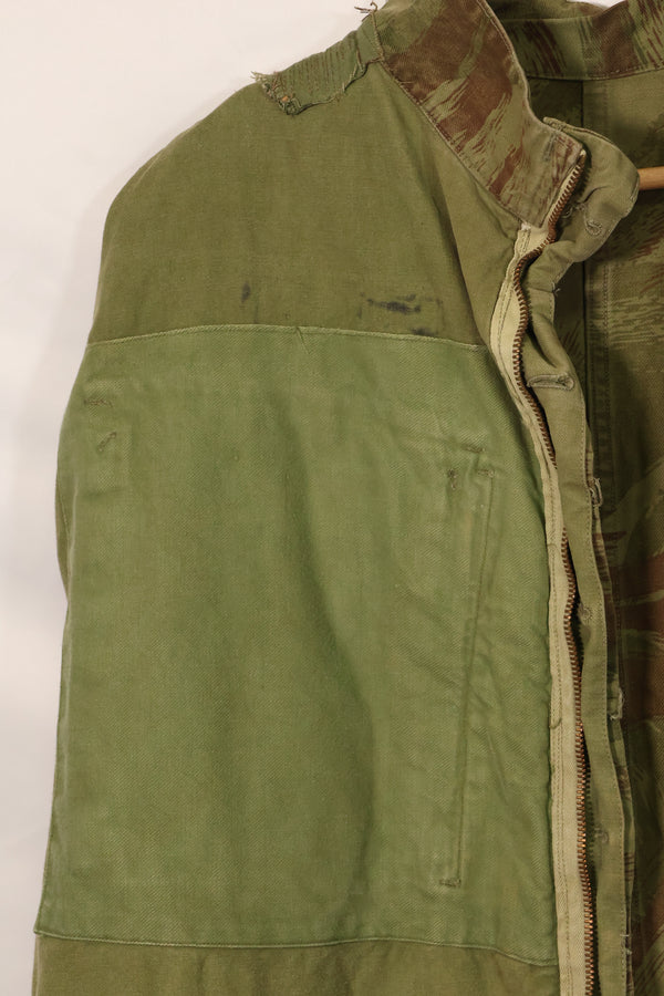 20世纪50年代法国陆军蜥蜴迷彩TAP 47/53空降兵夹克，带以色列印章，二手，品相B