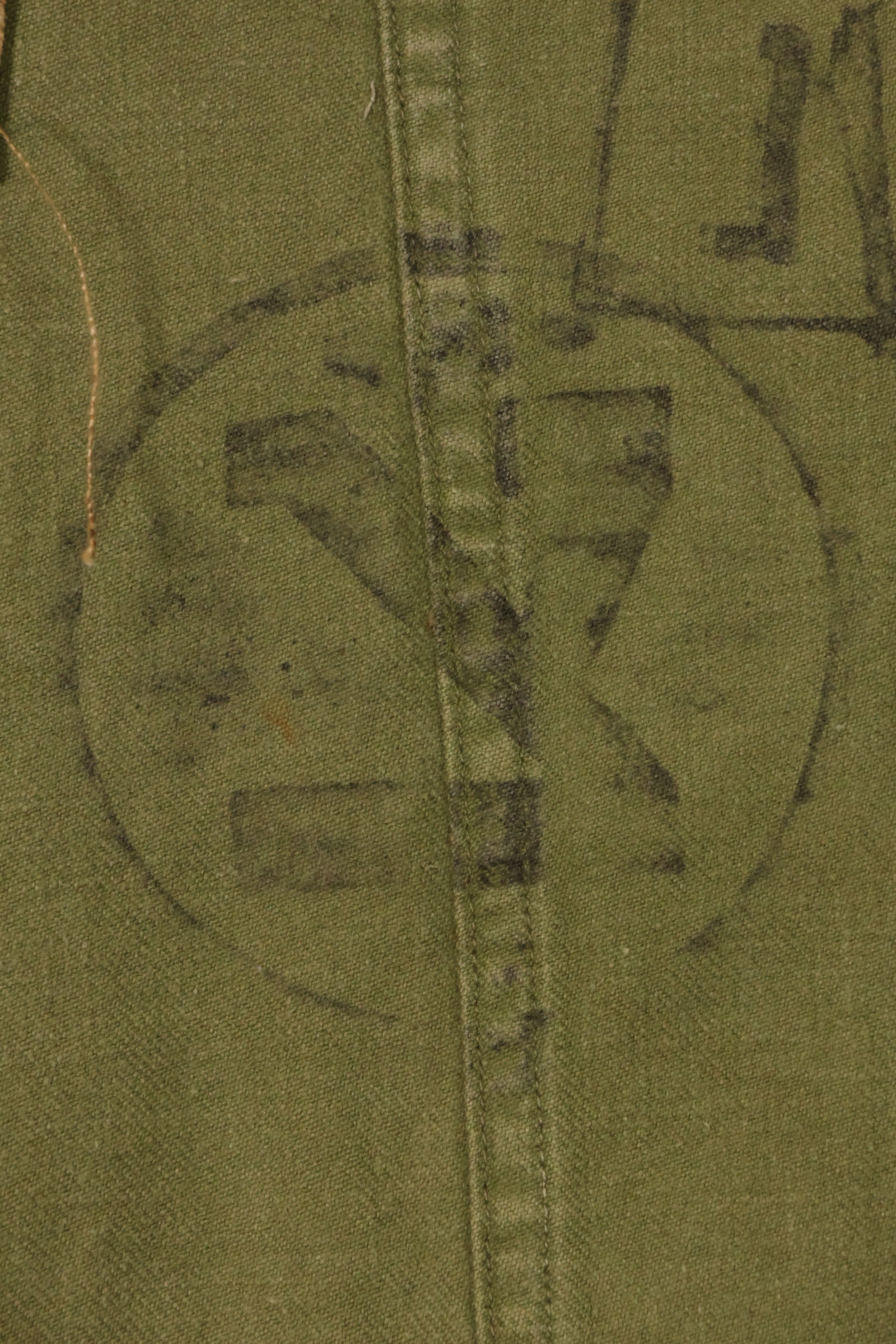 20世纪50年代法国陆军蜥蜴迷彩TAP 47/53空降兵夹克，带以色列印章，二手，品相B