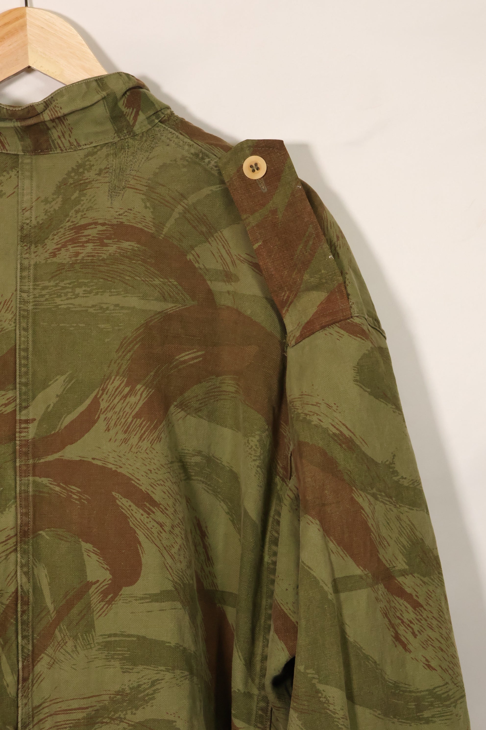 20世纪50年代法国陆军蜥蜴迷彩TAP 47/53空降兵夹克，带以色列印章，二手，品相B