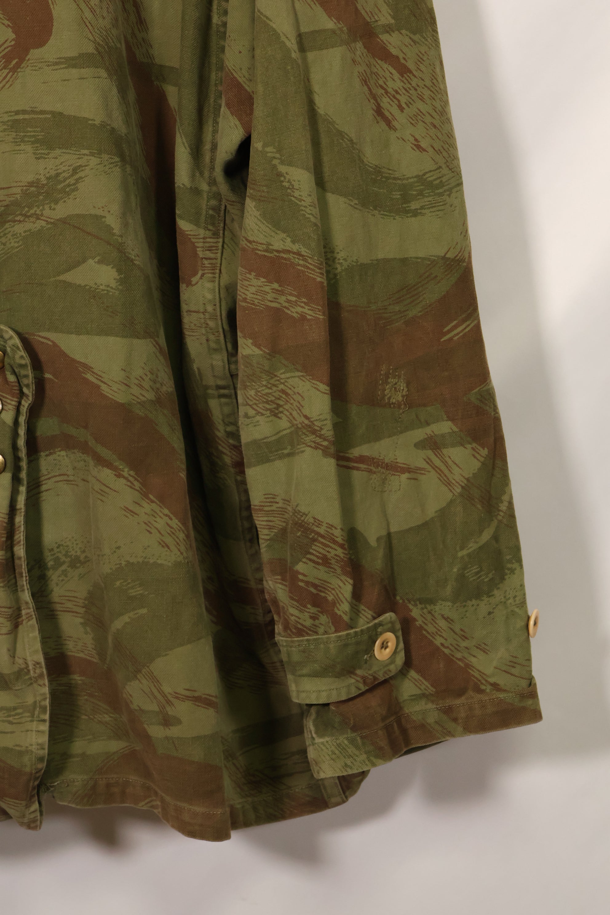 20世纪50年代法国陆军蜥蜴迷彩TAP 47/53空降兵夹克，带以色列印章，二手，品相B