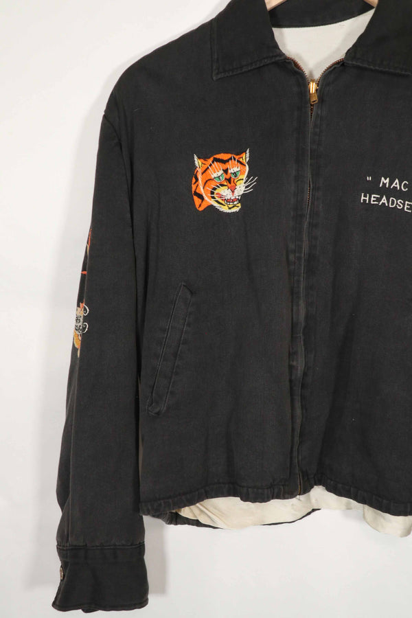 実物　ベトナム戦争　ツアージャケット　173空挺旅団　1967-1969　レア品