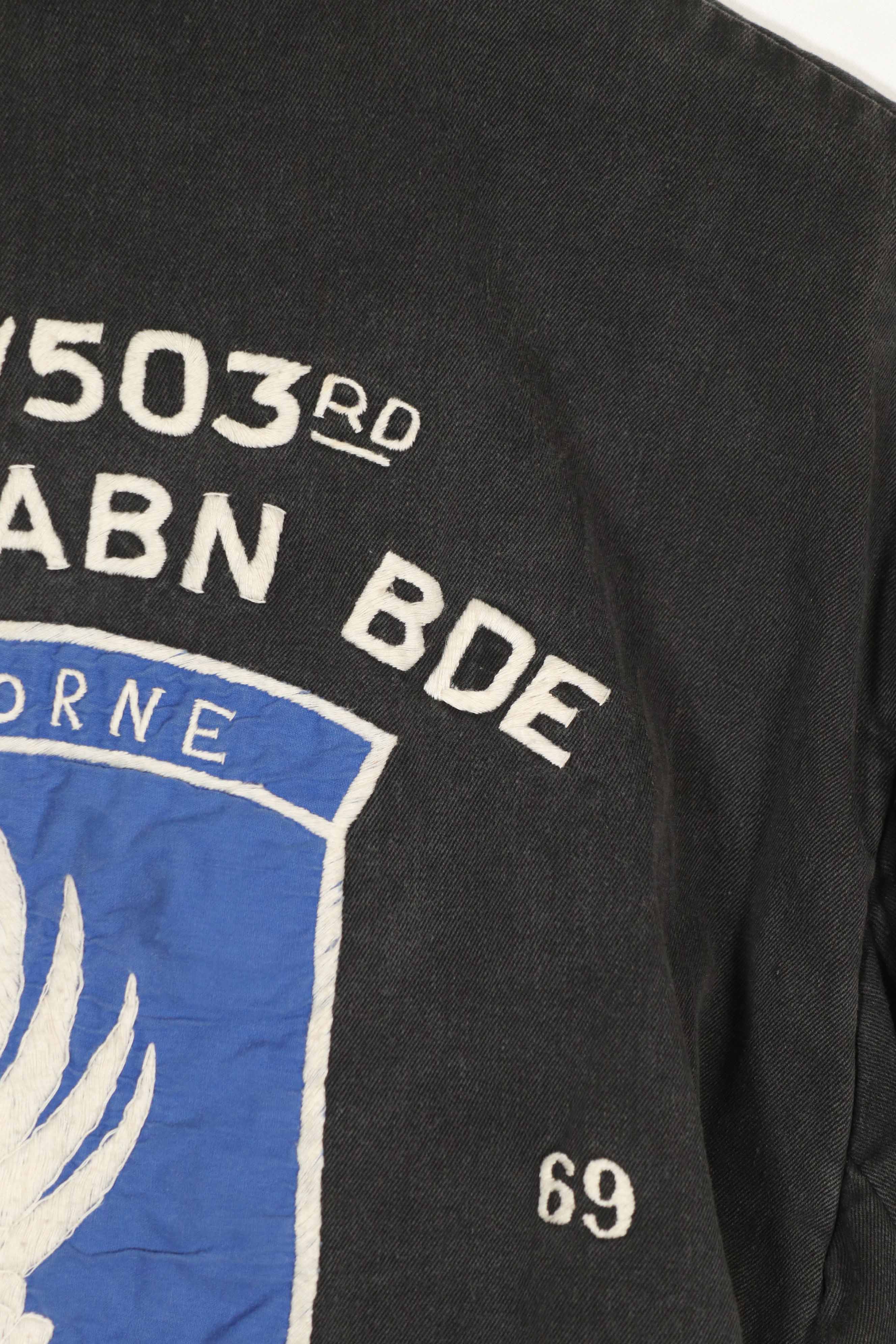 実物　ベトナム戦争　ツアージャケット　173空挺旅団　1967-1969　レア品