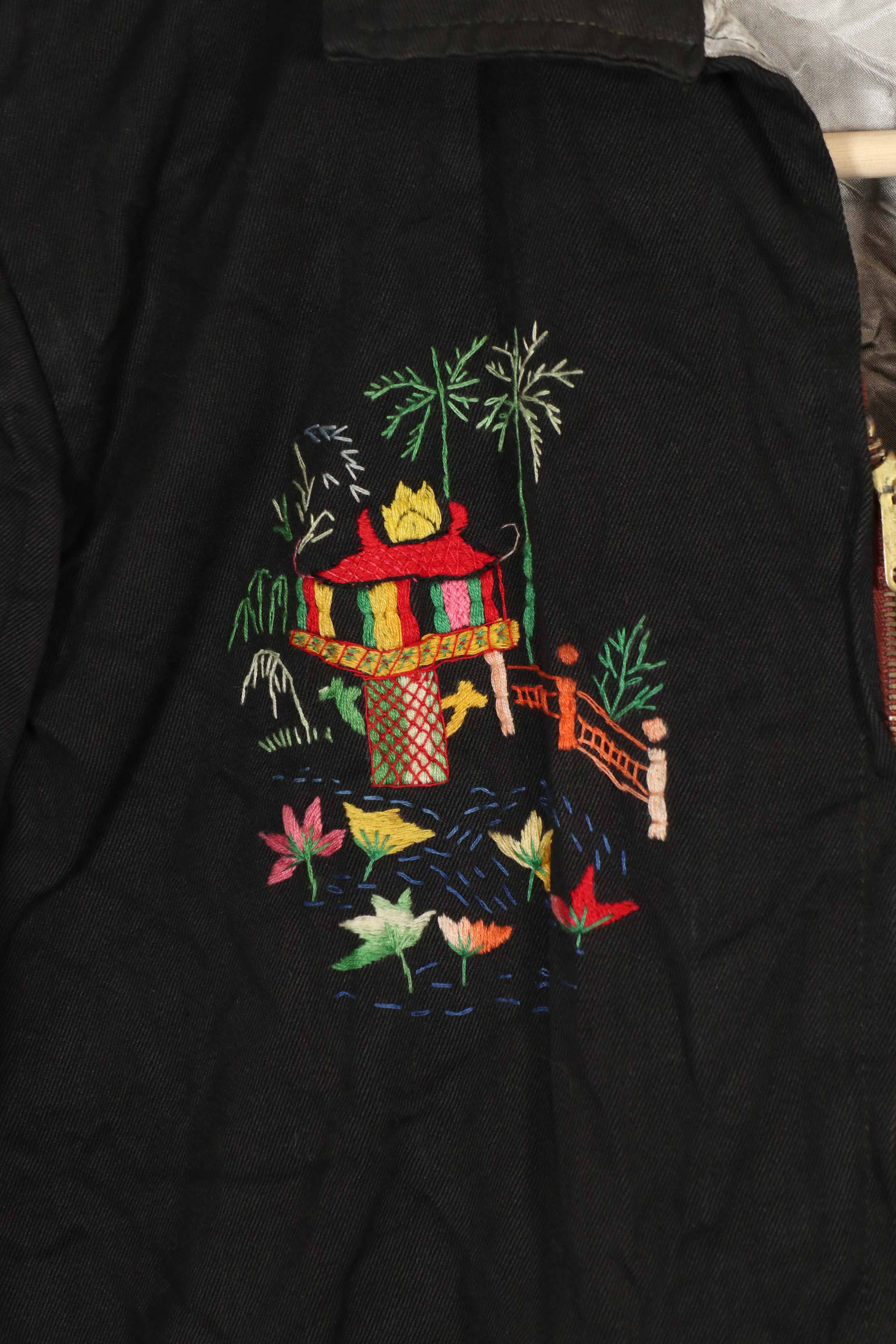 実物　ベトナム戦争　ツアージャケット　Chu lai Viet Nam 1965-1966