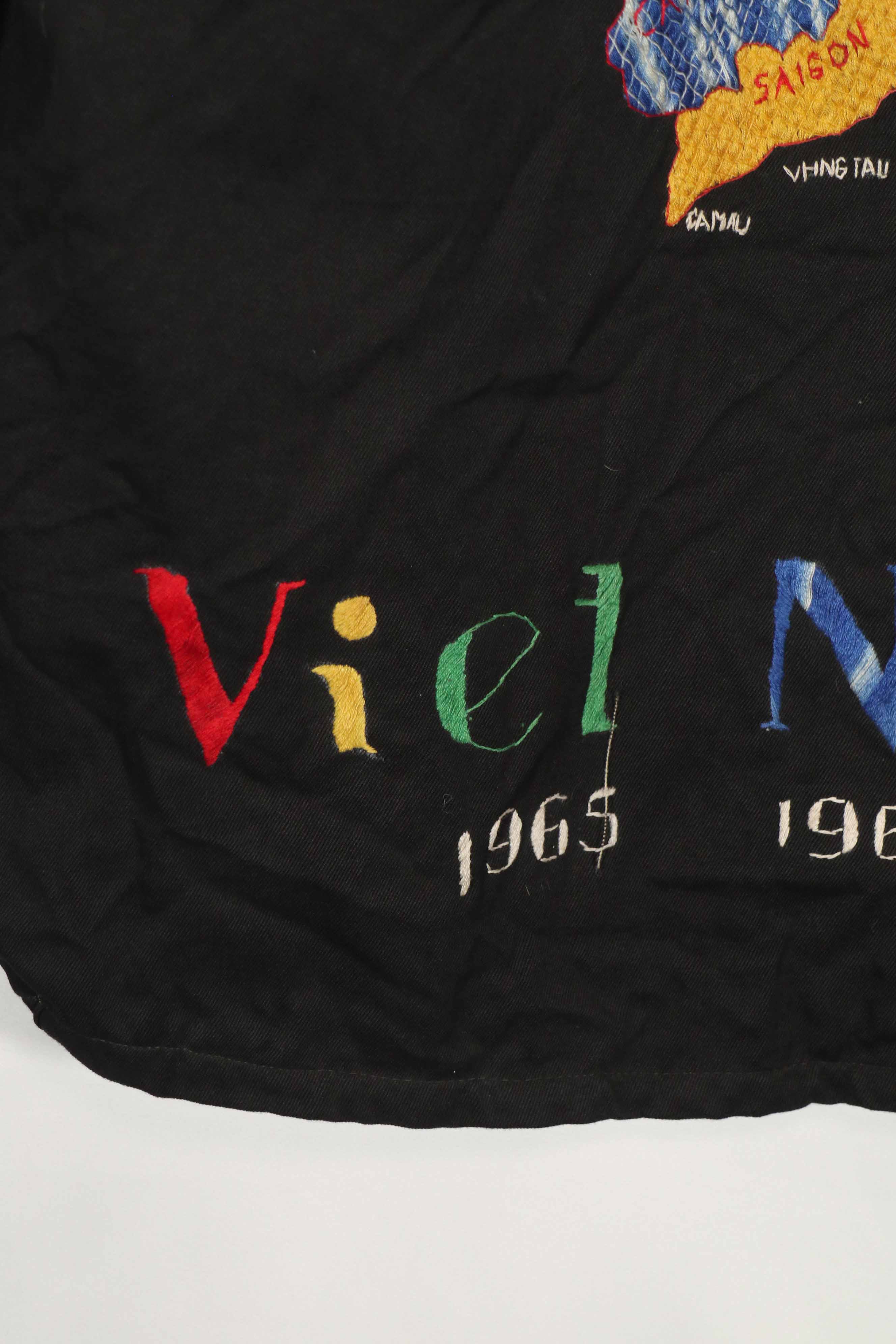 実物　ベトナム戦争　ツアージャケット　Chu lai Viet Nam 1965-1966
