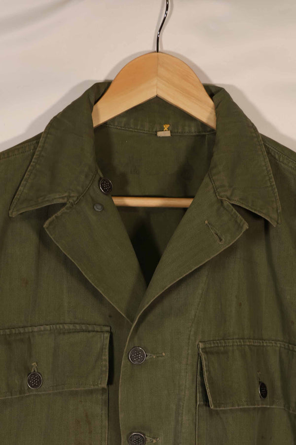 実物　1940年代　アメリカ陸軍　HBT OD ユーティリティジャケット　中古品　36R