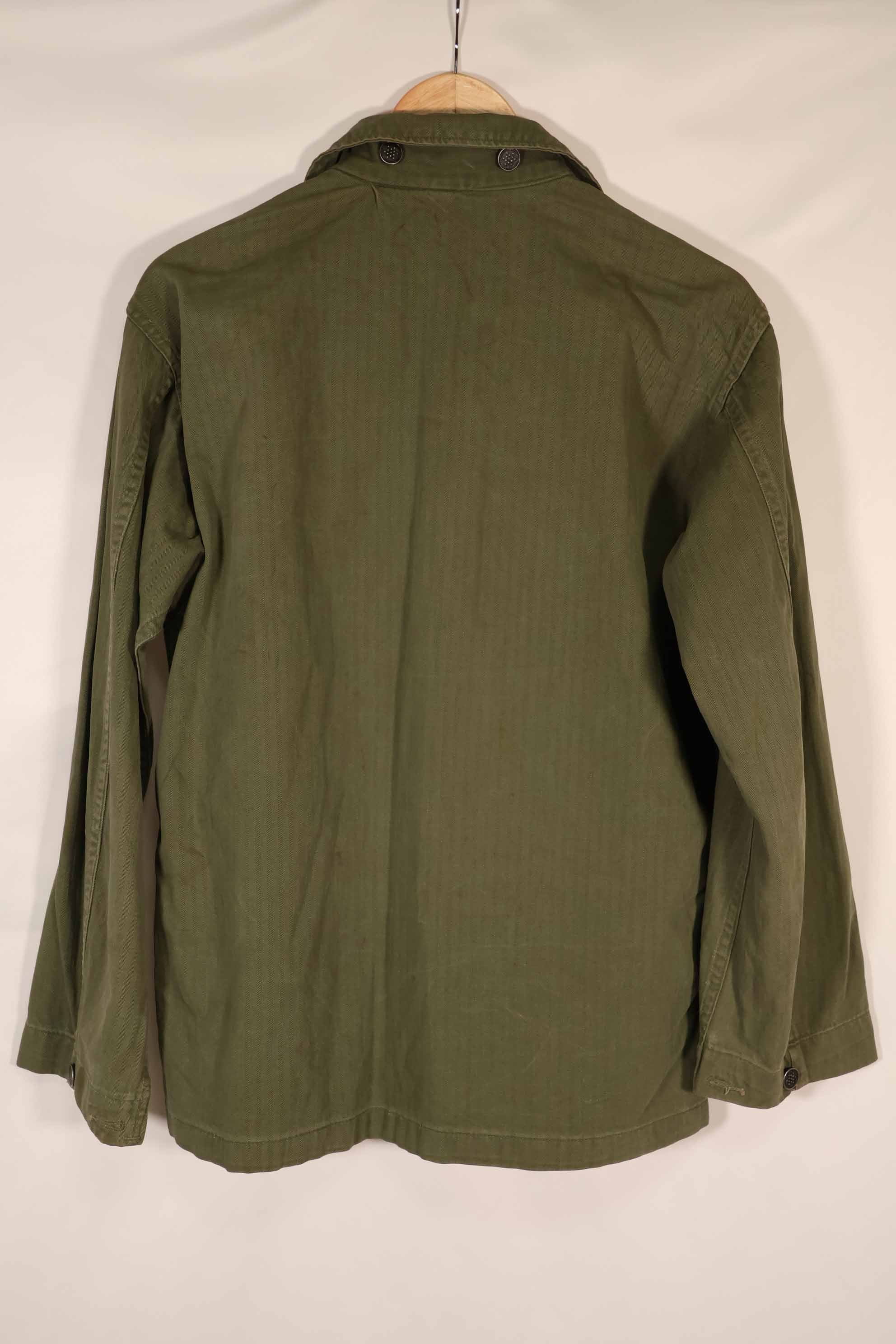 実物　1940年代　アメリカ陸軍　HBT OD ユーティリティジャケット　中古品　36R