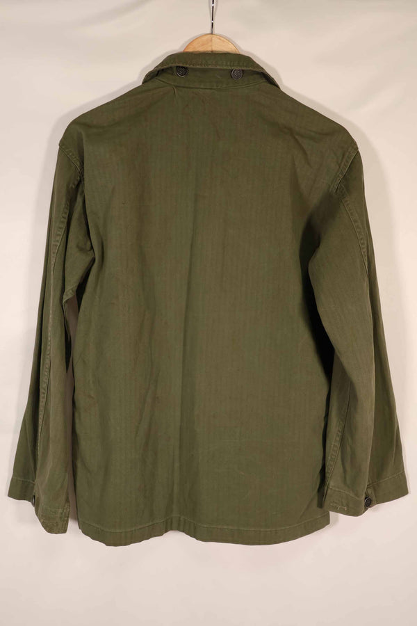 実物　1940年代　アメリカ陸軍　HBT OD ユーティリティジャケット　中古品　36R