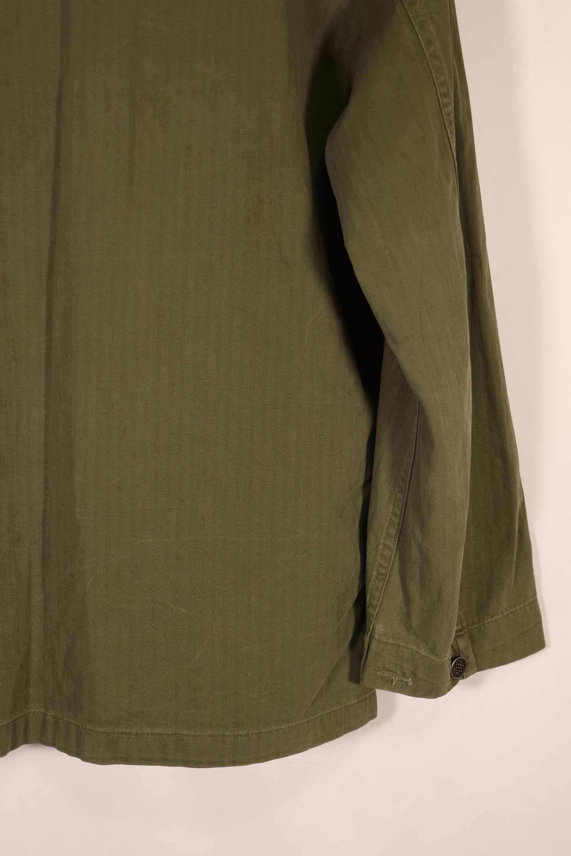 実物　1940年代　アメリカ陸軍　HBT OD ユーティリティジャケット　中古品　36R