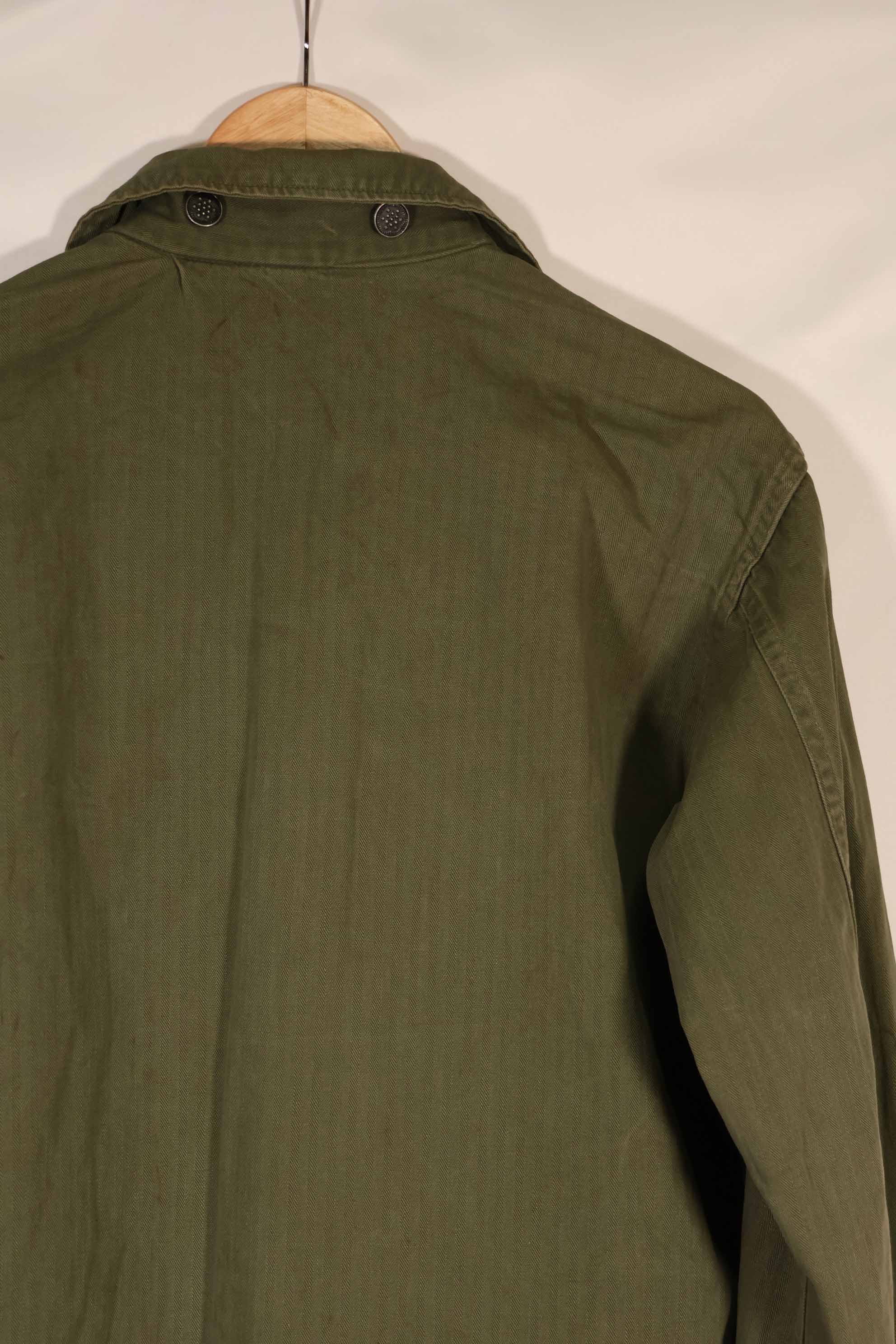 実物　1940年代　アメリカ陸軍　HBT OD ユーティリティジャケット　中古品　36R
