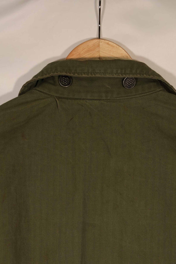 実物　1940年代　アメリカ陸軍　HBT OD ユーティリティジャケット　中古品　36R